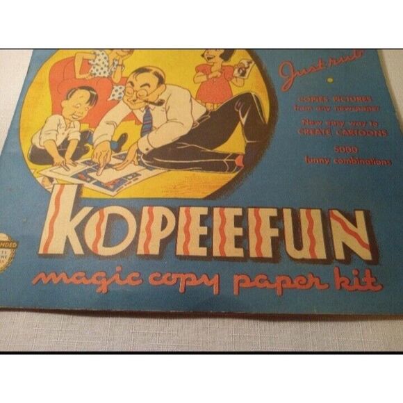 New Kopeefun Magic Copy Paper Kit with Original Complete Vintage - Picture 3 of 13